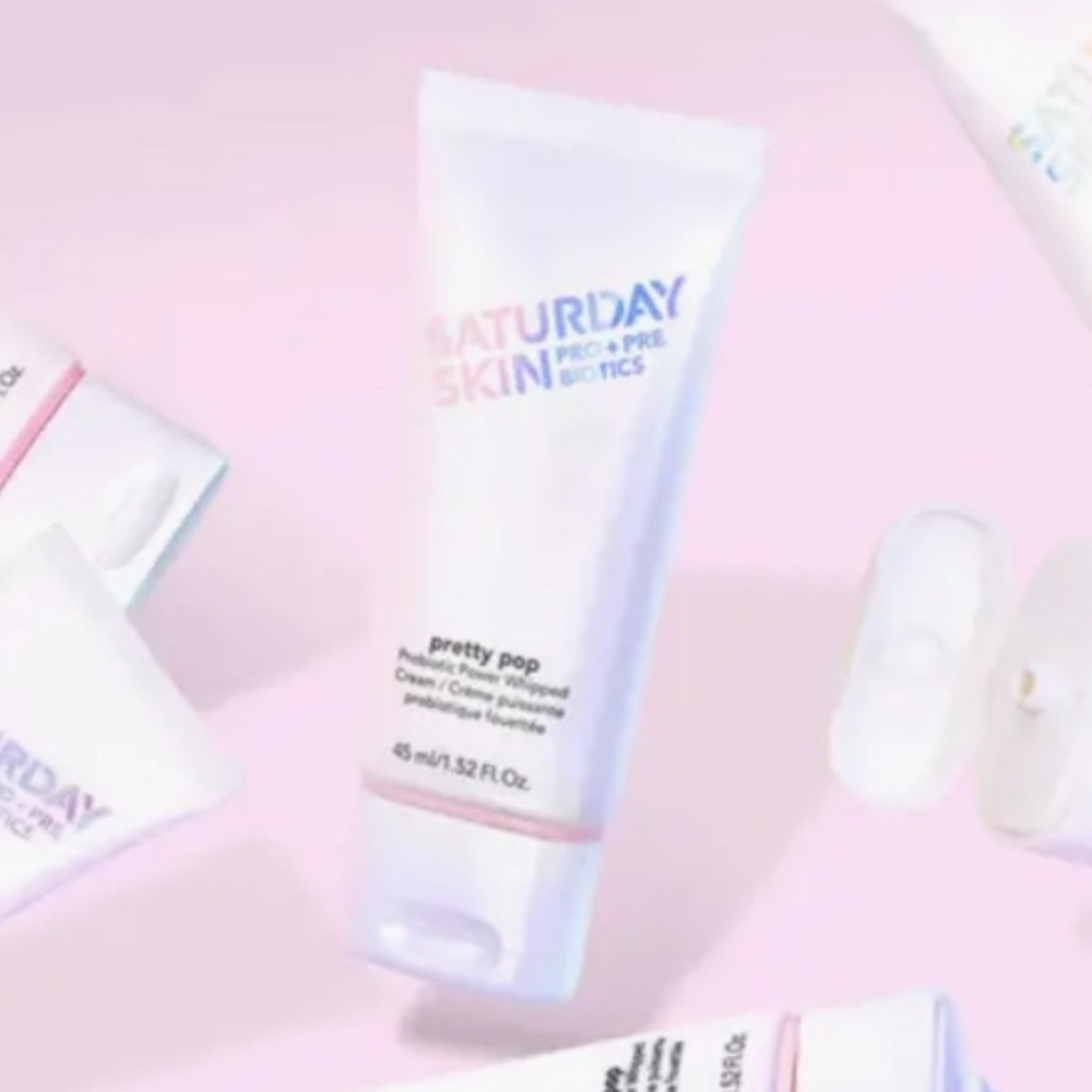 Saturday Skin Pretty Pop Probiotic Whipped Cream - White